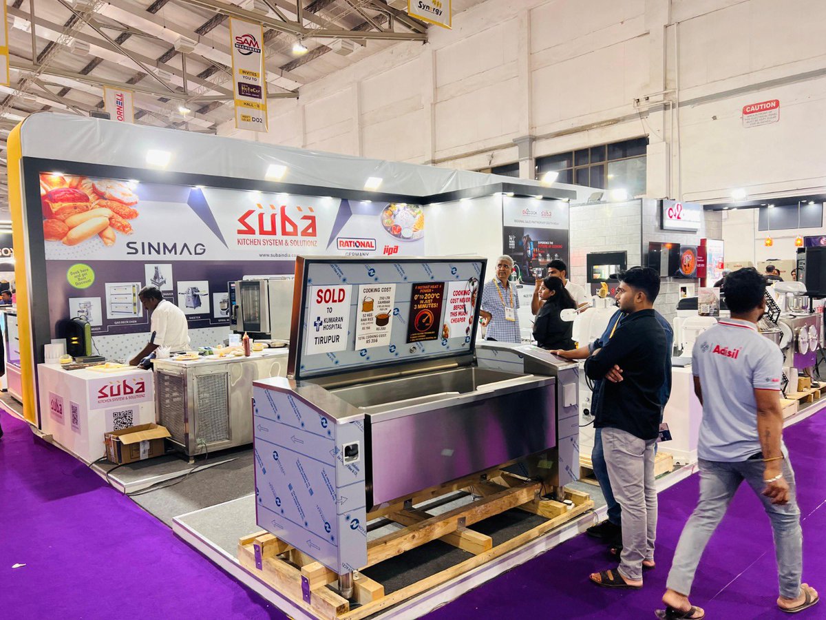 Serving innovation hot and fresh! 🍳🔥
The #ON2COOK Pavilion at #IndiaHoReCaExpo 2025 in Coimbatore is all set to wow the industry — and it’s all thanks to the relentless drive and creativity of our #ITWPlayworx Experiential Marketing Team. 

  #CODISSIA #HoReCaExpo