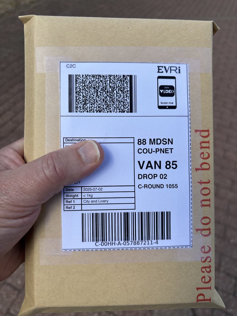 Another copy of The City of London Freeman’s Guide Sovereign’s Edition on its way to a new owner. I now have fewer than 40 copies left and there will be a significant hiatus before I get new stock later this year.