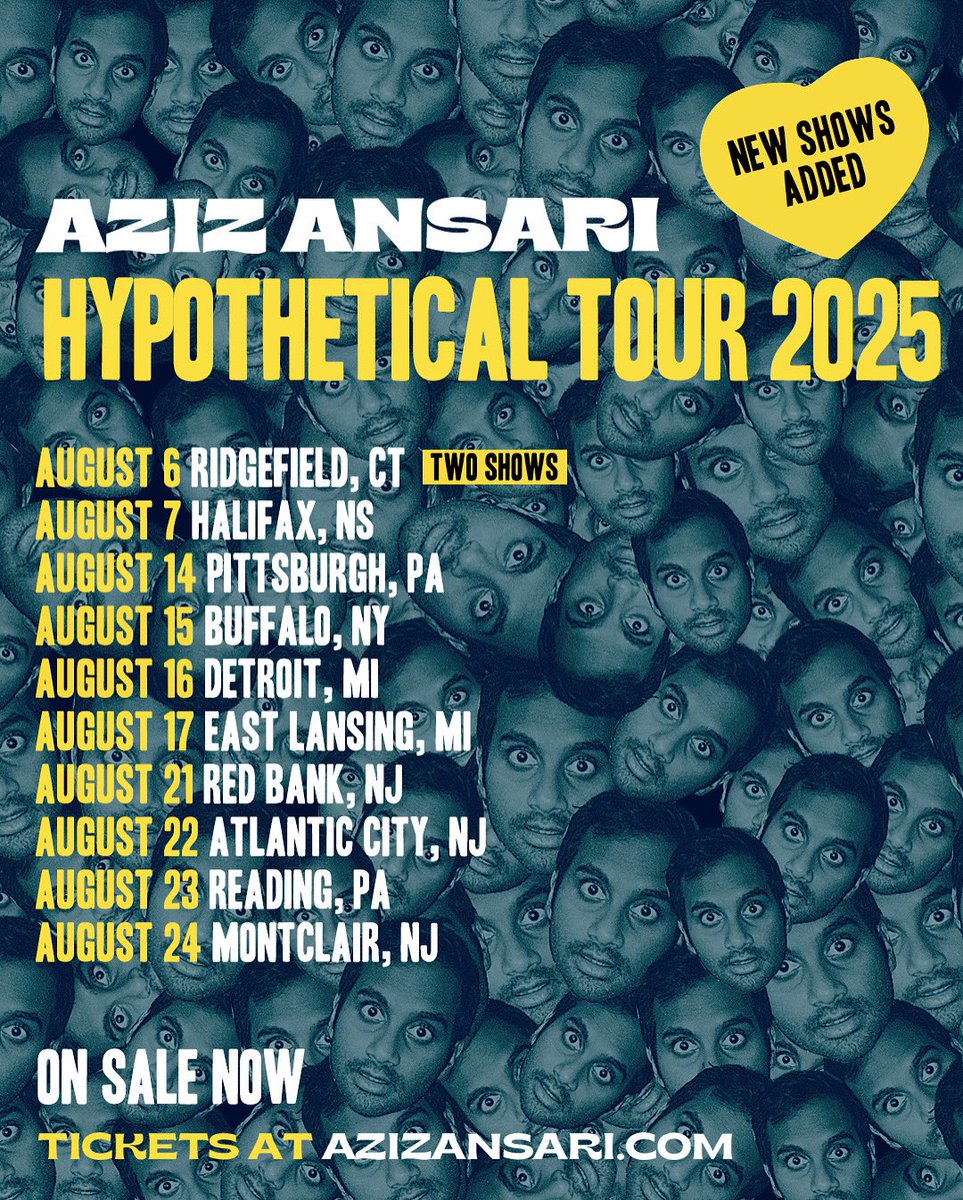 azizansari's tweet image. ON SALE NOW