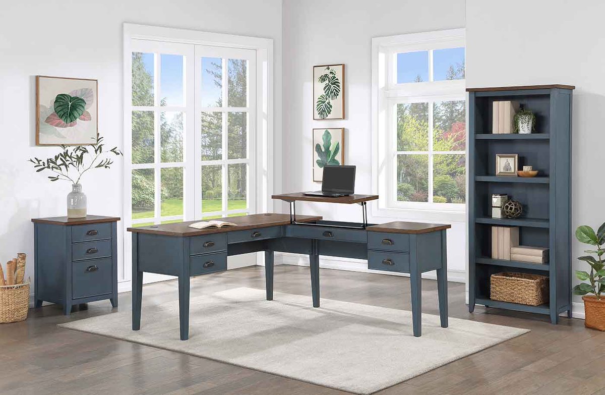 Transform your workspace with the #Fairmont Half Pedestal l-Shape #Desk. The standout feature? A soft-hinge lift mechanism on the right return that allows you to seamlessly transition from sitting to standing with a gentle lift.
#martinfurniture
#officefurniture
#freshdesigns