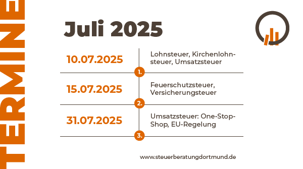 DanielSteinborn's tweet photo. 🗓️ Juli = Neue Steuerfristen!
Wer früh abgibt, spart sich Stress (und manchmal bares Geld). Jetzt Fristen checken &amp; entspannt bleiben. ✅ https://t.co/mCHJQiCjlj https://t.co/hbjRSuPxqJ