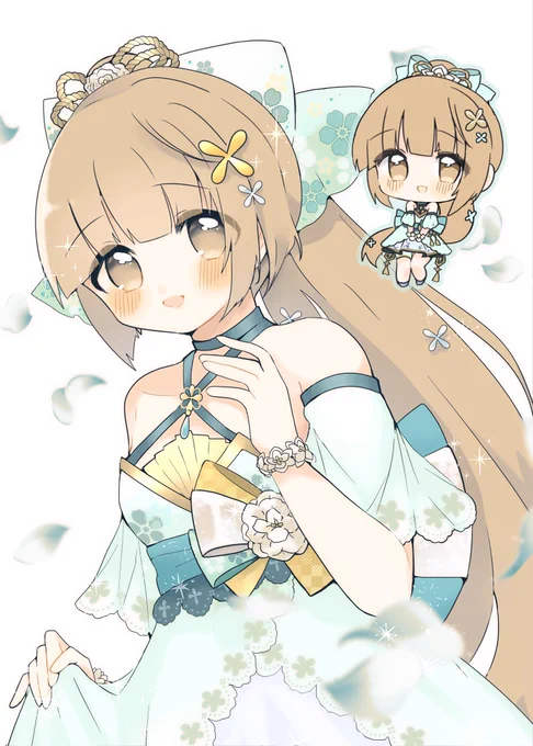合同誌のイラスト! よしのんお誕生日おめでとう〜! #依田芳乃誕生祭2025 #依田芳乃生誕祭2025