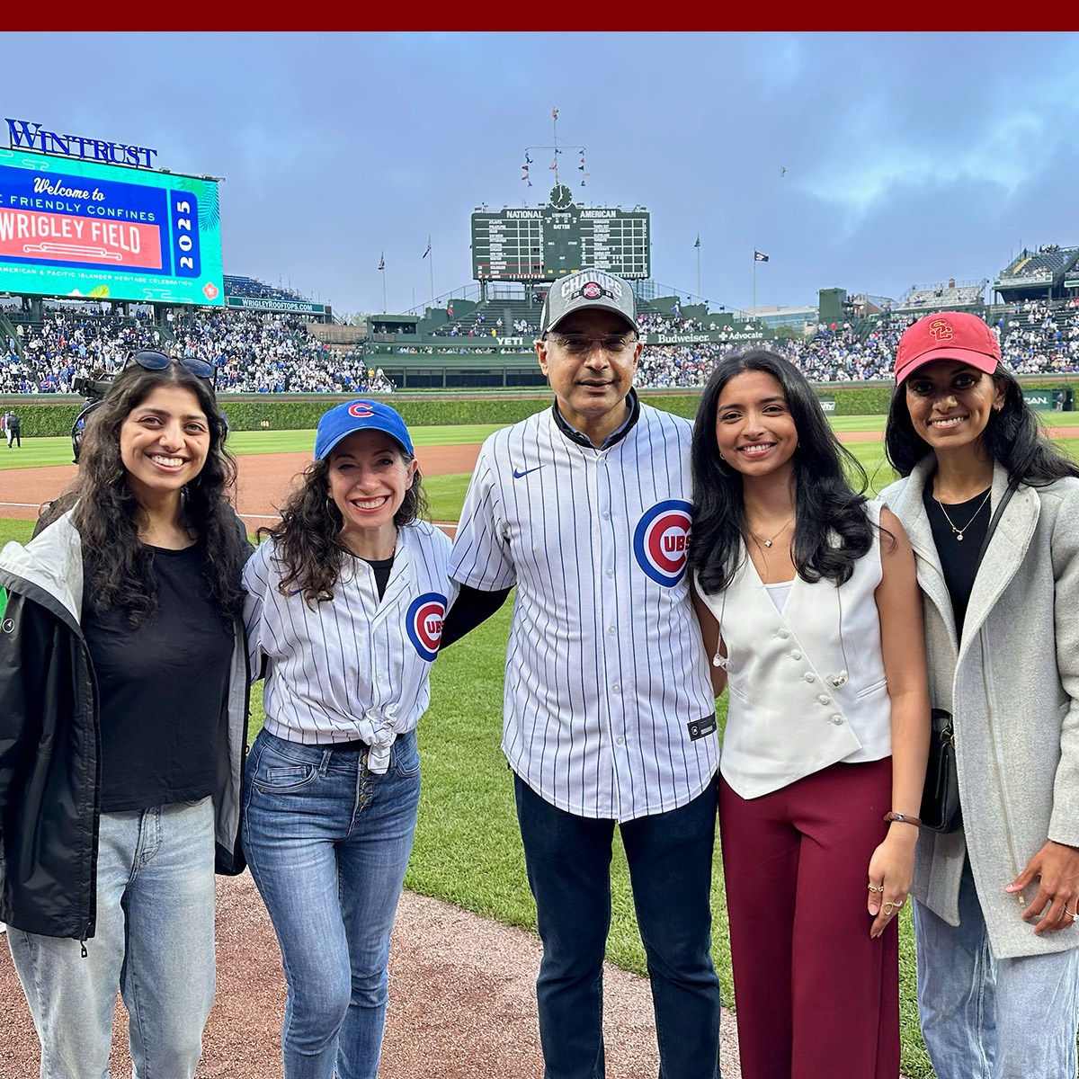Chicago Booth (@chicagobooth) on Twitter photo “It still feels surreal to have had the opportunity to sing the National Anthem at a Cubs game. I’m very honored and grateful for the chance to perform at Wrigley Field and for all the warmth and support from the Booth community!”
— Sanvitha Sridhar, Full-Time MBA student “It still feels surreal to have had the opportunity to sing the National Anthem at a Cubs game. I’m very honored and grateful for the chance to perform at Wrigley Field and for all the warmth and support from the Booth community!”
— Sanvitha Sridhar, Full-Time MBA student