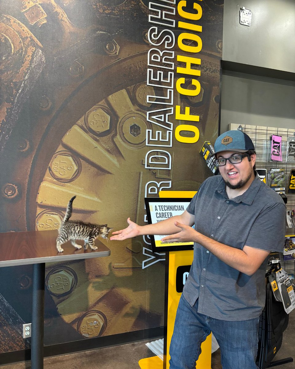 At Warren CAT, we tackle tough machines and tougher rescue missions—like giving stray kittens a forever home! Join the team that’s never afraid to go the extra mile. 

#WarrenCAT #WhateverTheJob #WhateverItTakes