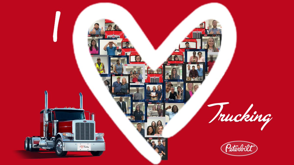 Show your love for Peterbilt! Cast your vote for our entry in the Women In Trucking ‘I ❤️ Trucking’ photo contest and join us in celebrating the amazing staff who drive our industry forward. Vote here: bit.ly/3TUlSy4

#WIT #Peterbilt #PeterbiltTrucks #PeterbiltPride
