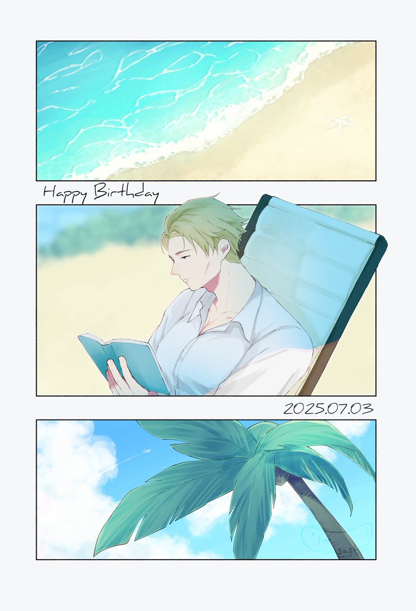 お誕生日おめでとうございます!🎉
今年も大好きだ～!😭🫶

#七海建人誕生祭2025
#七海建人生誕祭2025 