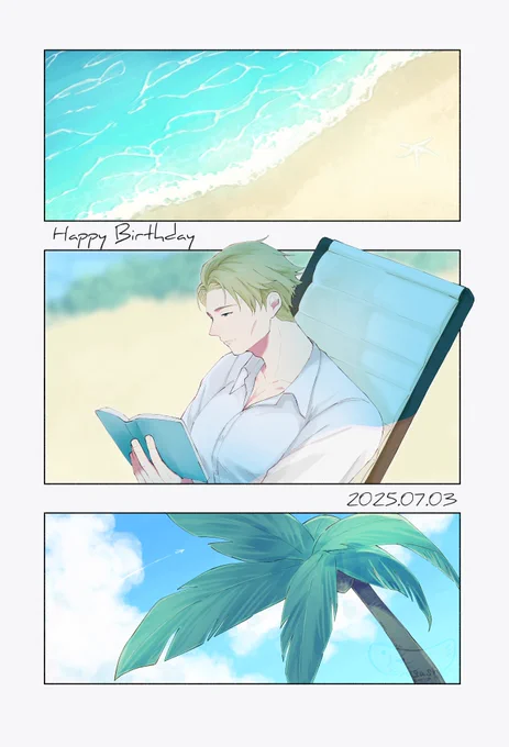 お誕生日おめでとうございます!🎉
今年も大好きだ～!😭🫶

#七海建人誕生祭2025
#七海建人生誕祭2025 