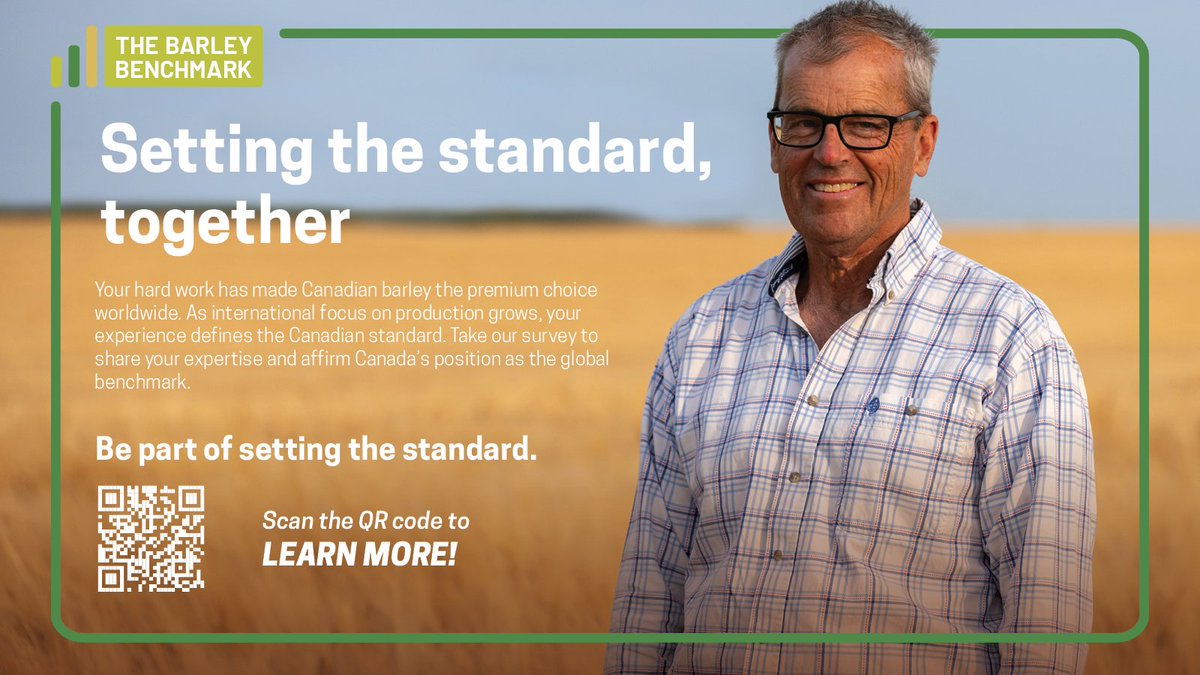 Ever wonder what goes into your beer? The #BarleyBenchmark helps show how Canadian barley is grown to deliver the quality and consistency brewers rely on — so you can enjoy every pint. Learn more: barleybenchmark.com #BarleyBenchmark #SustainableAgriculture