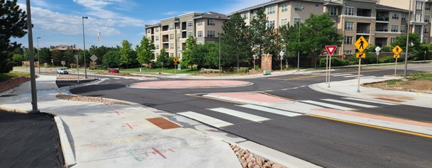 Thanks to more than $11 million in improvements, travelers are now benefiting from an extended lane on eastbound Dry Creek Road and multimodal features on Inverness Drive West. Find more details: arapahoeco.gov/news_detail_T1…