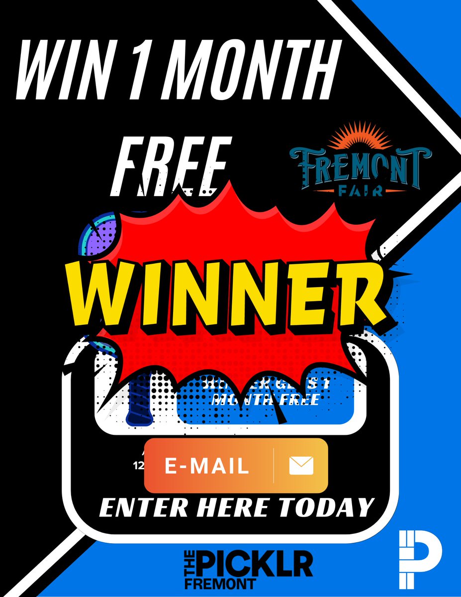 PicklrFremontWA's tweet photo. 🎉 WE HAVE A WINNER! 🎉

Last weekend at the Fremont Fair, we gave everyone a shot at scoring 1 MONTH FREE at The Picklr Fremont 🏓🔥

🟡 The results are in and the winner has been picked!
📬 Check your email to see if it’s YOU 👀

Thank you to everyone who stopped by and... https://t.co/OWwBpbFrsP