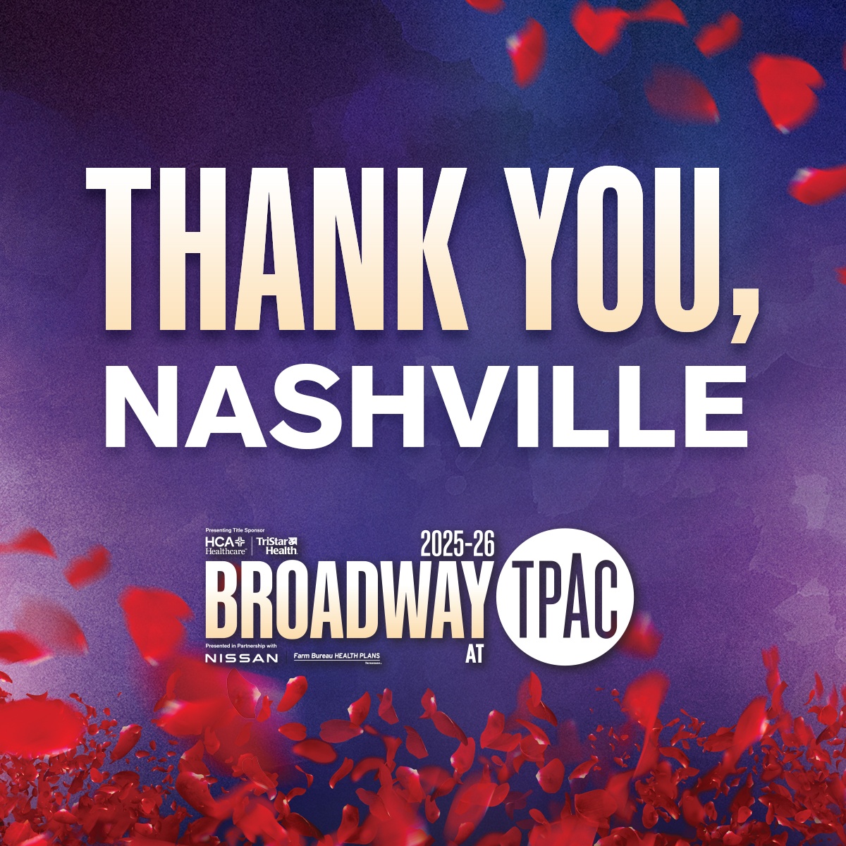 TPAC (@tpac) on Twitter photo Thanks to you Nashville, we have grown our Season Ticket Holder family and achieved record breaking numbers just in time for our 2025-26 Broadway season! 
As our fans grow, so does our ability to bring the hottest Broadway titles direct from New York. ❤️ Thanks to you Nashville, we have grown our Season Ticket Holder family and achieved record breaking numbers just in time for our 2025-26 Broadway season! 
As our fans grow, so does our ability to bring the hottest Broadway titles direct from New York. ❤️