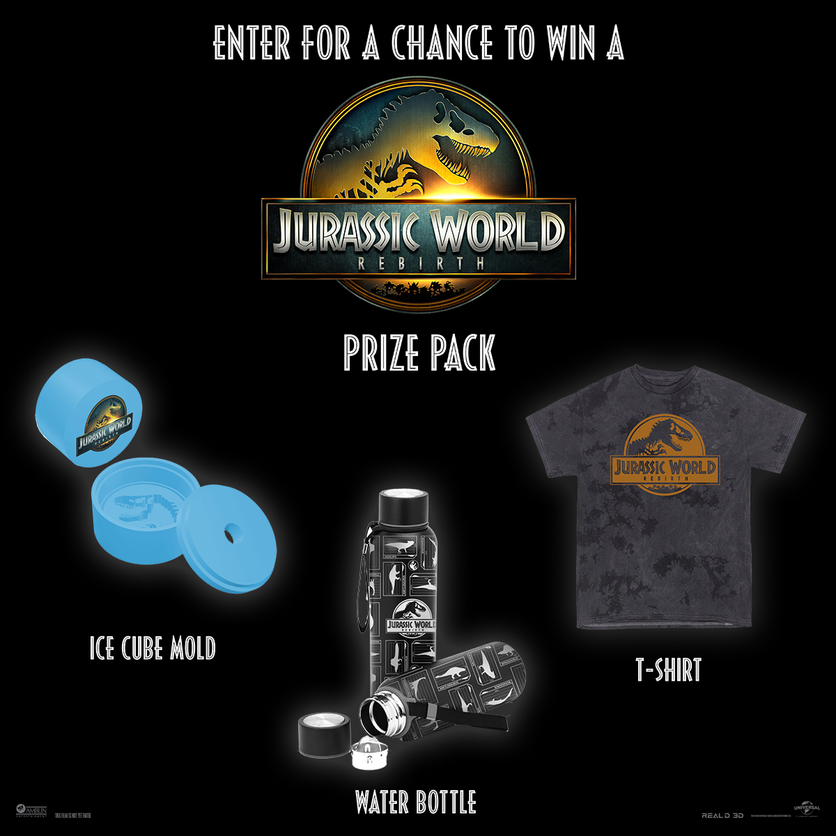 🚨GIVEAWAY🚨 FOLLOW US, TAG A FRIEND in the comments, and LIKE THIS POST for a chance to win this #JurassicWorldRebirth prize pack! 🍿 Winner will be directly messaged on July 16! 🦖