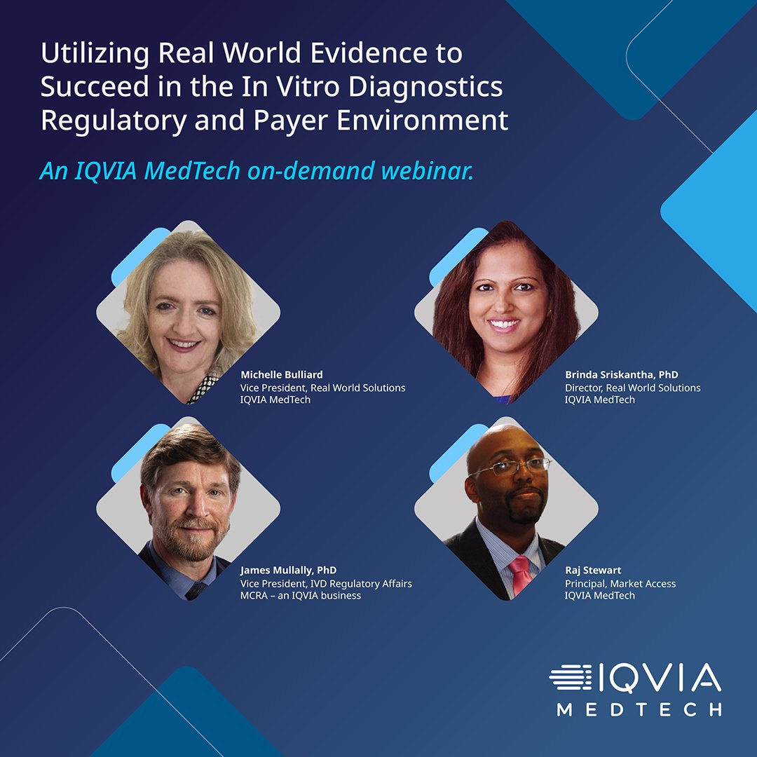 Real-world evidence (#RWE) can boost #IVD test success. Watch our on-demand webinar for key insights on navigating regulation, reimbursement, and using RWE effectively. bit.ly/44L0sd2