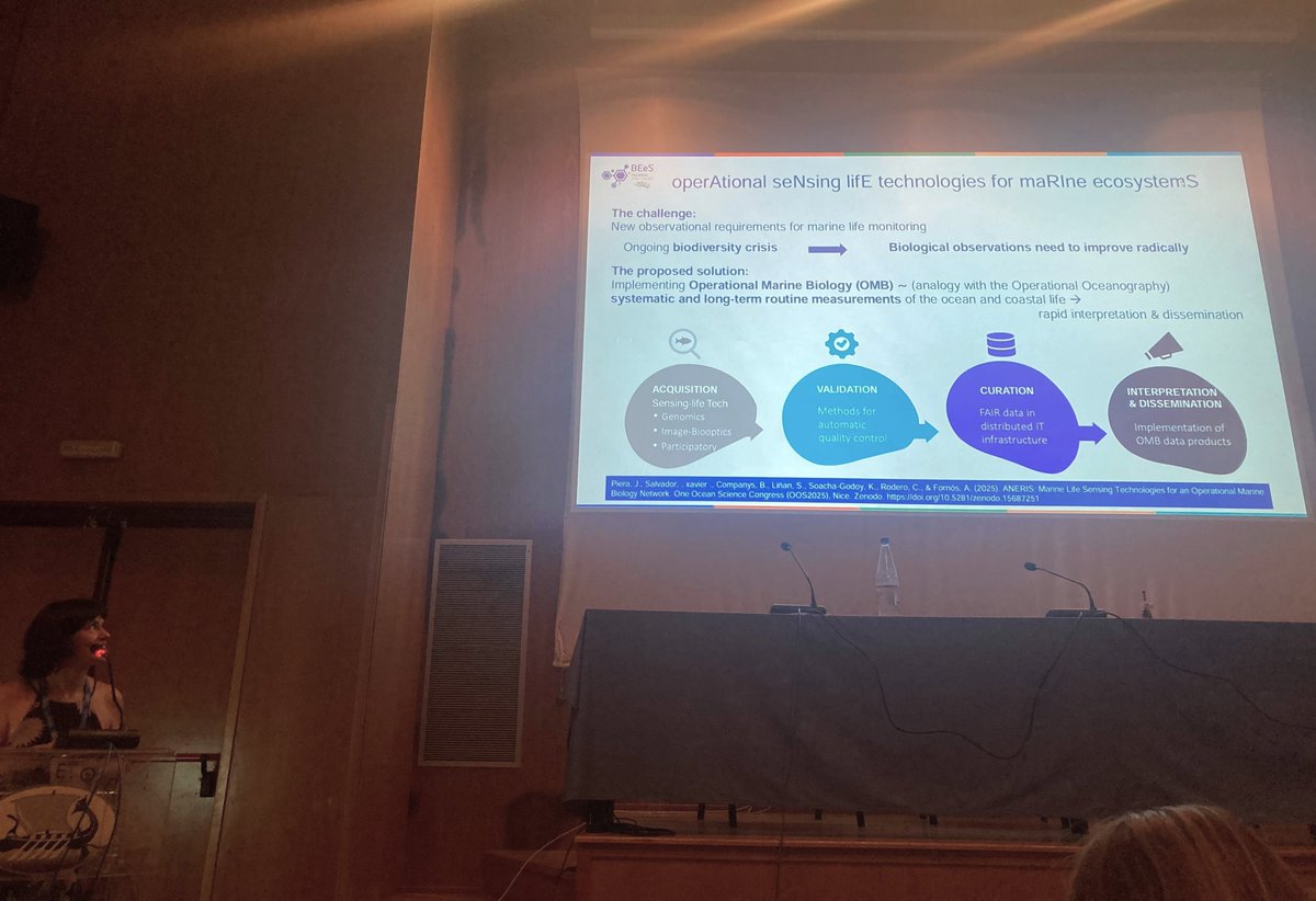 ANERISproject's tweet image. 🌍 Today at the @LifeWatchERIC BEeS Conference, Berta Companys, from @CSIC, gave presentation on the ANERIS's innovative #technologies, workflow, and overall approach for tackling challenges with #marine #biodiversity monitoring.💡