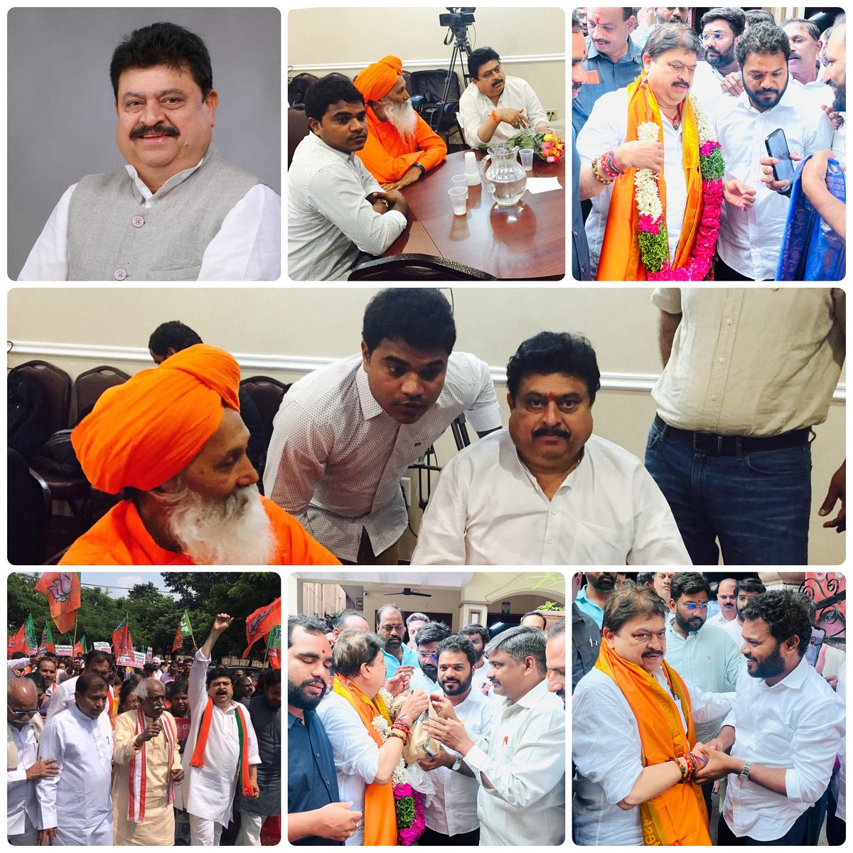 CorporatorSPR's tweet photo. “Heartiest congratulations to Ramchander Rao garu on taking charge as the new President of BJP Telangana. It’s a proud and happiest moment for all of us. 
Wishing him great success in this new role!” https://t.co/eYUpHKwY3A