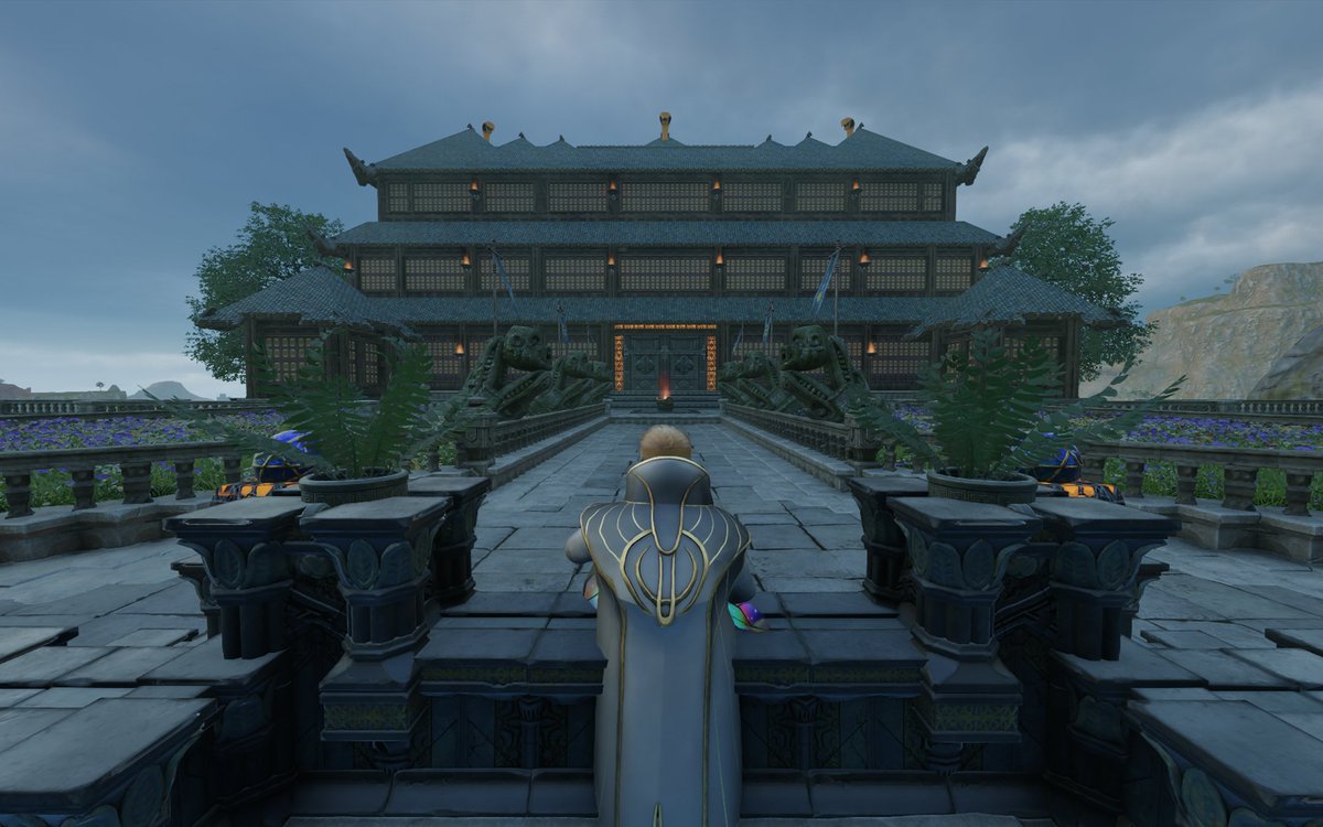 KeenGamesStudio's tweet image. Quick tip for your Enshrouded screenshots and builds: think about perspective and lighting! The sun and the weather will affect how your build looks, so remember to look at your creations at different times! Great example by Desqo!