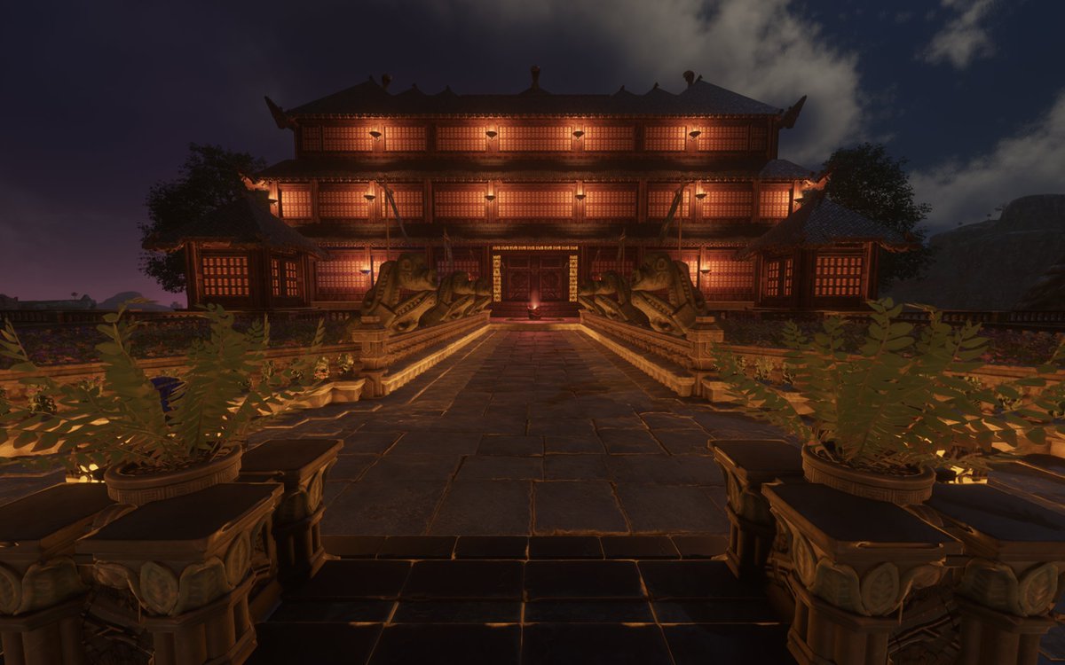 KeenGamesStudio's tweet image. Quick tip for your Enshrouded screenshots and builds: think about perspective and lighting! The sun and the weather will affect how your build looks, so remember to look at your creations at different times! Great example by Desqo!