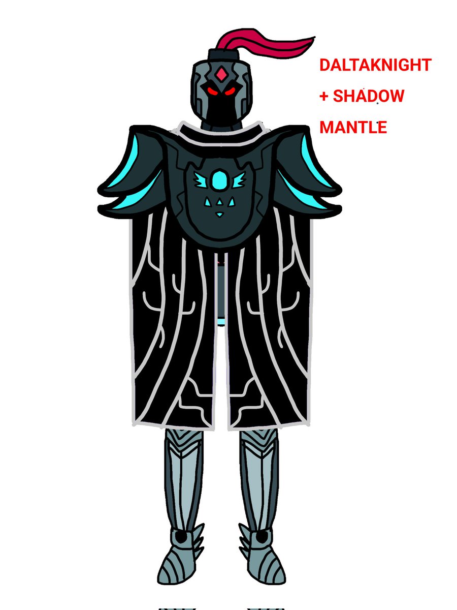 modernfireboyX's tweet photo. This is my vessel OC delta knight
Sorry about the name in the pic it's
a mistake 
But besides that what do you all 
Think?
I would love to hear some feedback

#OC #deltarune #deltarunefanart 
#art #cool https://t.co/8Msj1IPita