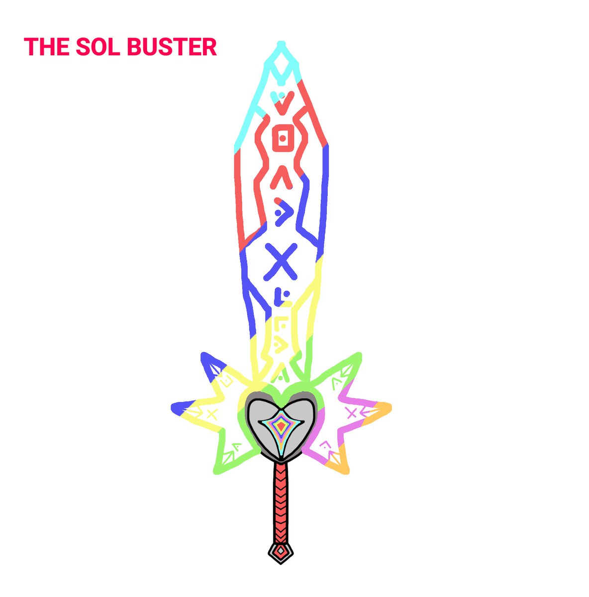 modernfireboyX's tweet photo. And here's there weapon 

THE SOUL BLADE

and it's modes
-determination sword 
- patience dagger
- bravery broad sword
- integrity rapier
- perserverance whip
- kindness magic shield
- Justice bow &amp; arrow

and there ultimate weapon
THE SOL BUSTER https://t.co/zY1cR4C1KO