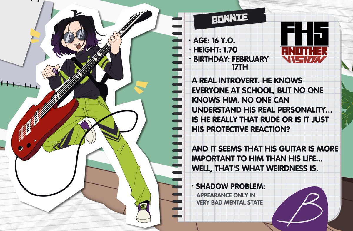 FHS_AV's tweet image. 📗 bonnie&apos;s reference!

#fhsav #fnafhs