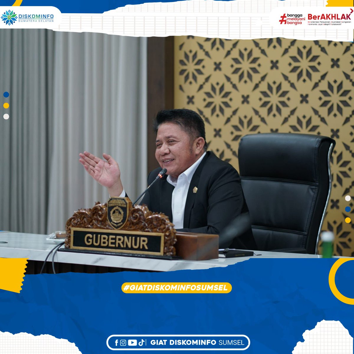 sumsel_maju's tweet photo. Kadis Kominfo Prov. Sumsel, Rika Efianti, SE, MM. beserta Kasi Pengembangan Aplikasi Muhammad Sandhi, S.Kom.,https://t.co/OCATCgXM0R Mendampingi Gubernur Herman Deru menjadi Narasumber Metro TV dalam program acara Newsline dengan tema “Retret anak bermasalah di Sumsel”(2/7/2025). https://t.co/7pUpC2OVSs