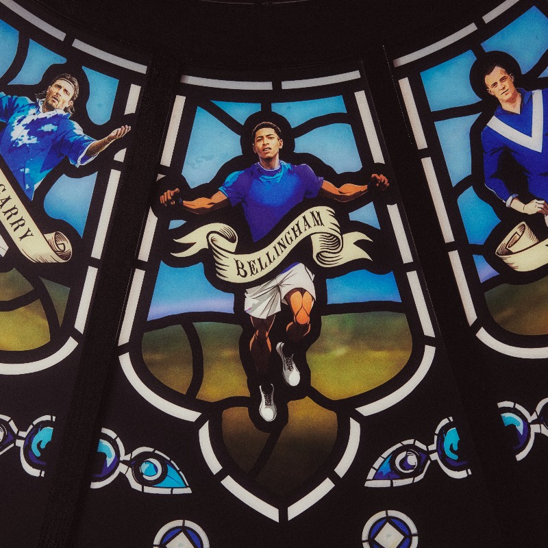 BCFC's tweet photo. Following the launch of our 150th anniversary home kit, supporters will have noticed the stained-glass window in the background of many of the images shared. 🖌️

Now, we tell you the story behind it.