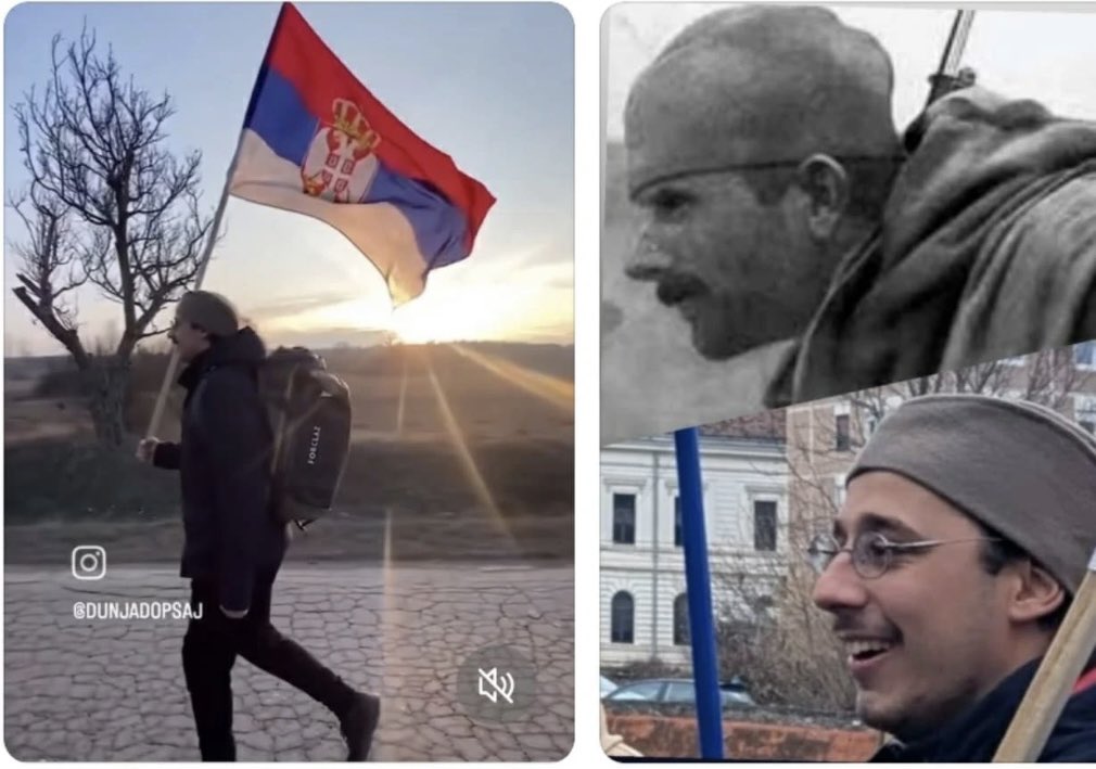 Ovaj cvet mladost, pameti i lepote je uhapšen jer je branio svoju državu, svoj narod i svoja uverenja da kriminal ne sme da pobedi. Nikola, kao simbol vere da može i mora bolje je poziv za sve nas na ulicu jer nemamo više ni jedan drugi izbor i nikoga osim sami sebe💔