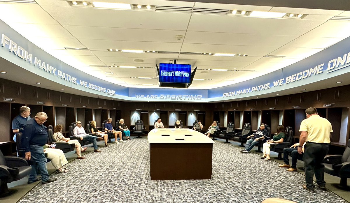 Representative Mari-Lynn Poskin (@poskin4ks) on Twitter photo We had a #ksleg tour of <a href="/SportingKC/">Sporting Kansas City</a>’s Childrens Mercy Stadium yesterday. A very successful STAR bond project, the team continues to invest in the facility and community, with national recognition.
Cool locker room! 🌻⚽️🌻 We had a #ksleg tour of <a href="/SportingKC/">Sporting Kansas City</a>’s Childrens Mercy Stadium yesterday. A very successful STAR bond project, the team continues to invest in the facility and community, with national recognition.
Cool locker room! 🌻⚽️🌻