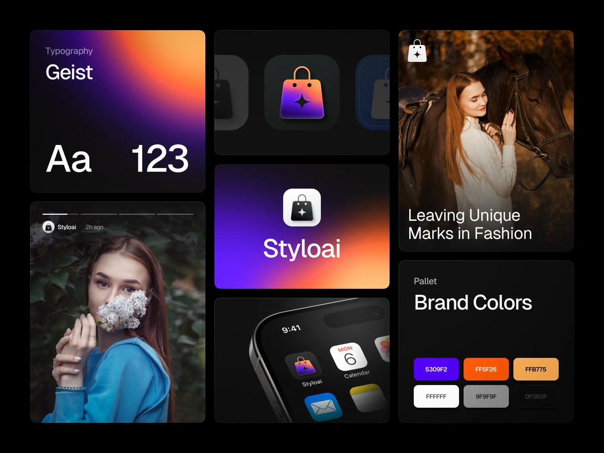 Ishanzaad's tweet image. Branding Exploration for Styloai