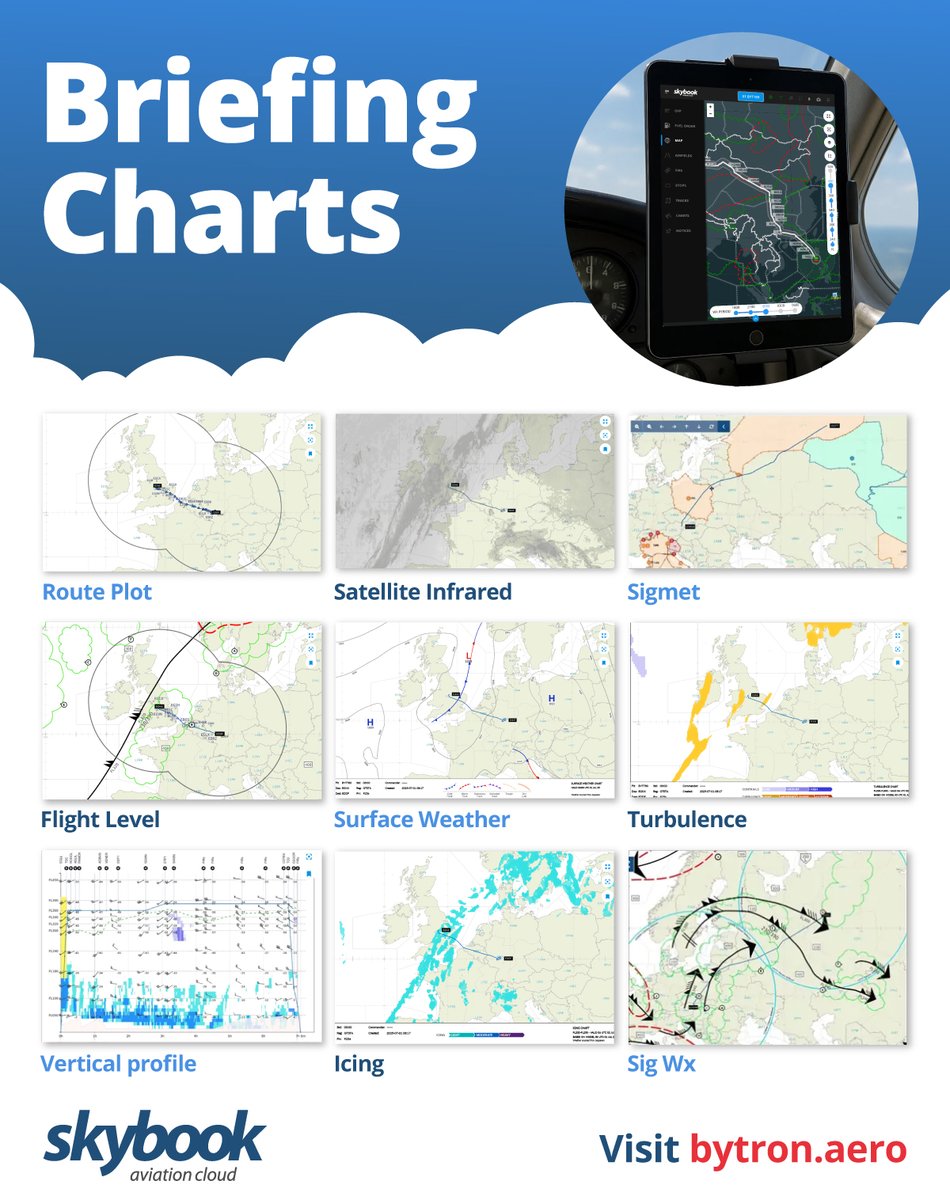 Crystal clear charts = confident crews.

Our briefing charts &amp; interactive map bring key flight data to life... routes, SigWx, ETOPS, alternates and more, all in one place. 

#aviation #airlines