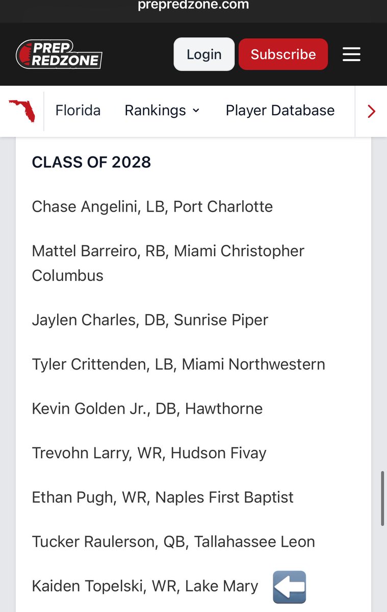 Thank you <a href="/PrepRedzoneFL/">Prep Redzone Florida</a> for mentioning me in your article about my performance at the Saint Thomas University prospect camp! <a href="/Adamdon3/">Adam Donnelly</a> <a href="/CoachCJones_STU/">Chris Jones</a> <a href="/ertonnchatelain/">Ertonn Chatelain, MBA</a> <a href="/coacheverson_/">Steven Everson</a> <a href="/CoachSincere/">Coach AL Gordon</a>