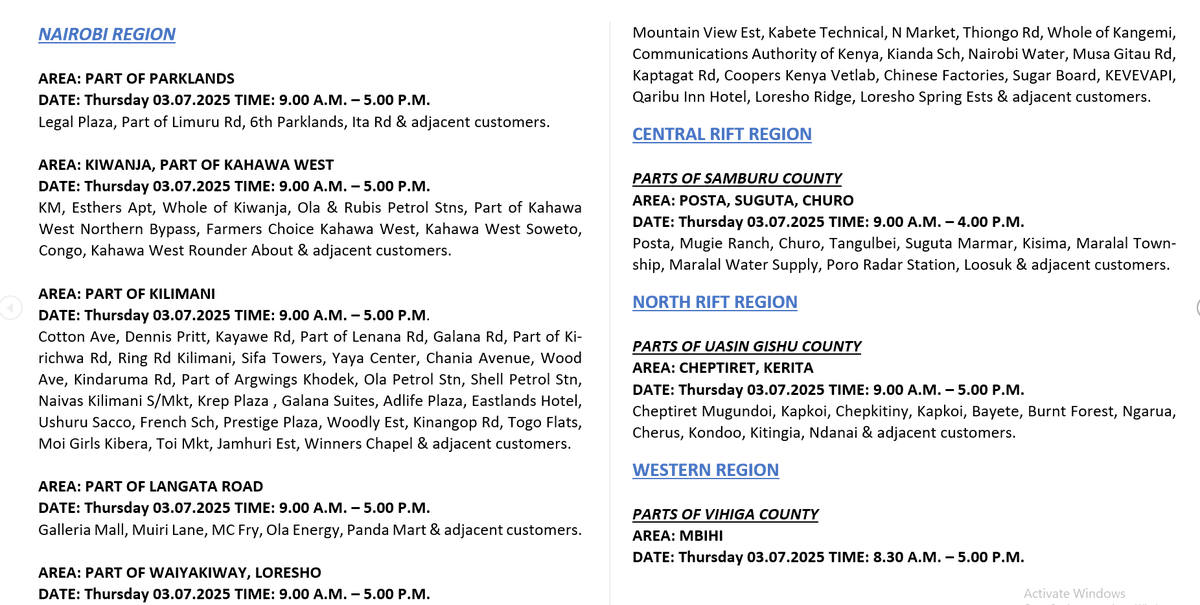 Kenya Power tweet media