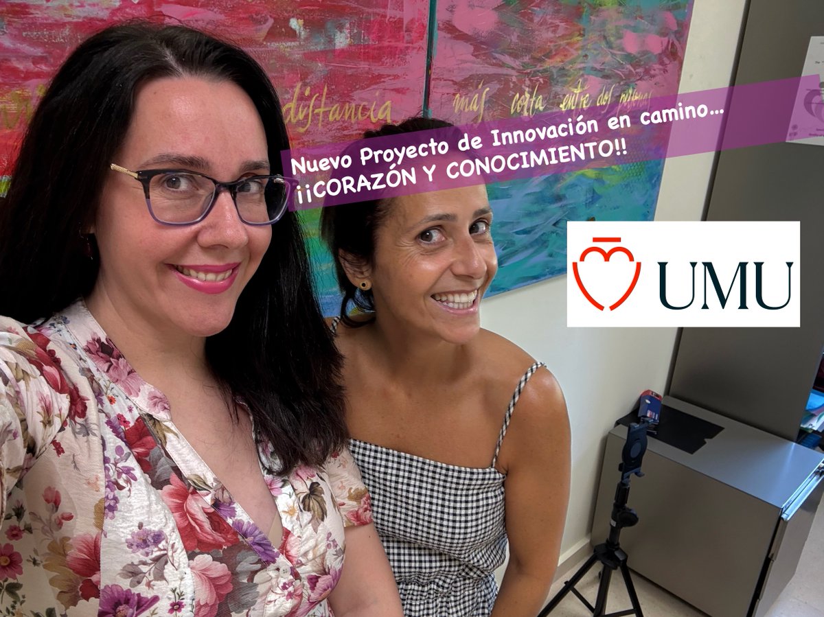 Cecilia Azorín (@ceciliaazorin) on Twitter photo 🎯¡Encantada de compartir nuevo proyecto de innovación con <a href="/MariaCrisalo/">Maria Cristina</a>!
🔜Corazón ❤️ y conocimiento 🧠, inspirado en el lema de nuestra querida <a href="/UMU/">Universidad Murcia</a>.
🥳Estamos preparando cositas muy chulas para el próximo curso 💫🎵🎭😀👠💡🦋 <a href="/EducacionUm/">Facultad Educación UM</a> 🎯¡Encantada de compartir nuevo proyecto de innovación con <a href="/MariaCrisalo/">Maria Cristina</a>!
🔜Corazón ❤️ y conocimiento 🧠, inspirado en el lema de nuestra querida <a href="/UMU/">Universidad Murcia</a>.
🥳Estamos preparando cositas muy chulas para el próximo curso 💫🎵🎭😀👠💡🦋 <a href="/EducacionUm/">Facultad Educación UM</a>