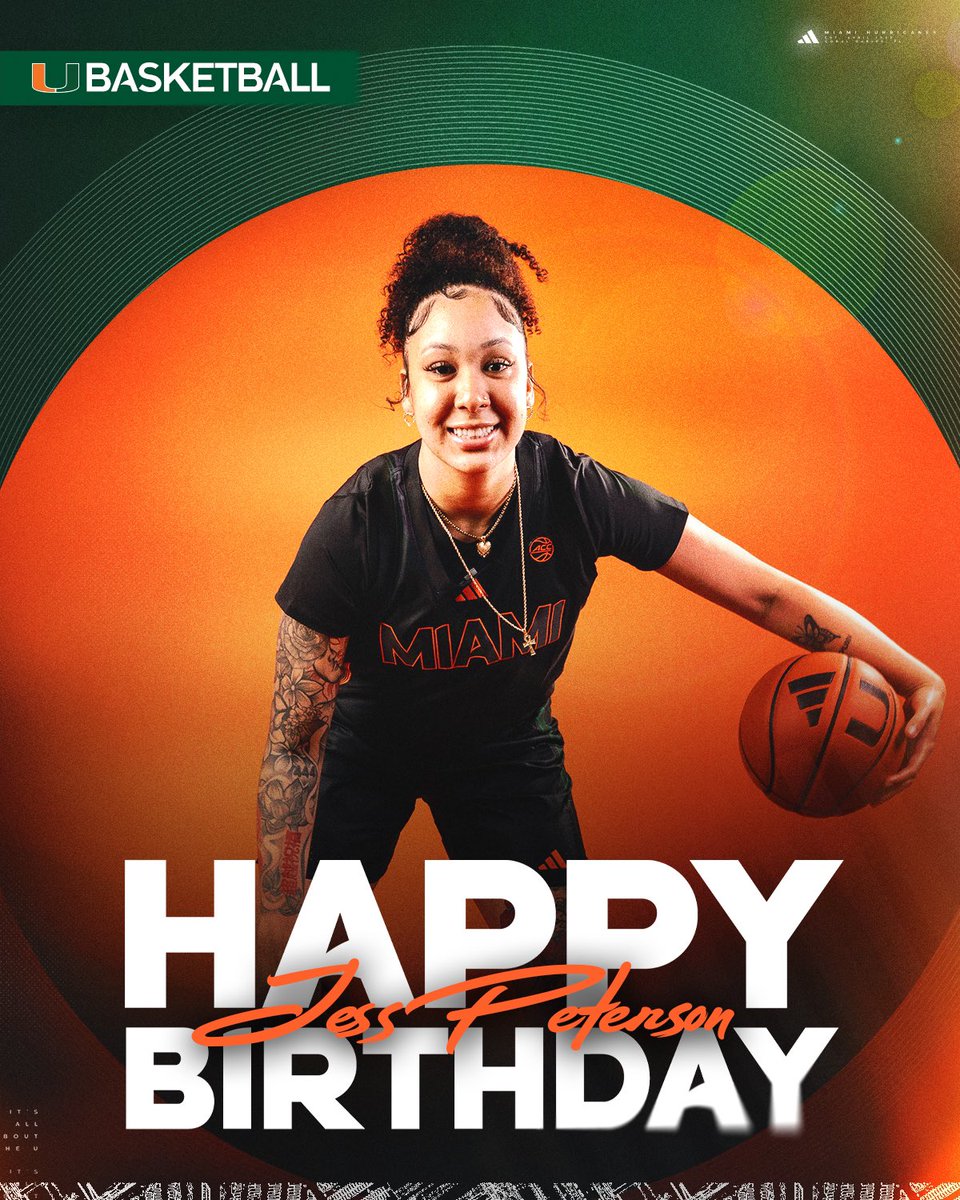 CanesWBB's tweet photo. Wishing a very happy birthday to Jess! 🎂🎉 https://t.co/6m7P7GA3bB