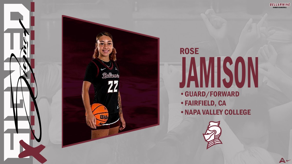 Bellarmine Athletics (@buknights) on Twitter photo NEWS | Napa Valley College all-time leading scorer Jamison signs with <a href="/BUKnightsWBB/">Bellarmine Women's Basketball</a>.
📰 athletics.bellarmine.edu/news/2025/7/2/…
🏀 ⚔️ NEWS | Napa Valley College all-time leading scorer Jamison signs with <a href="/BUKnightsWBB/">Bellarmine Women's Basketball</a>.
📰 athletics.bellarmine.edu/news/2025/7/2/…
🏀 ⚔️