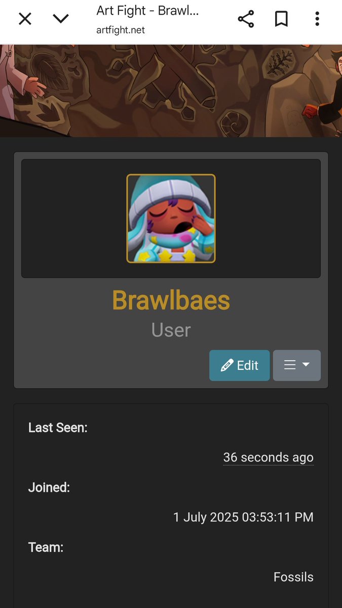 Brawlbaes's tweet image. WHO WANNA FIGHT😈😈😈 (I'm stuck in artblock)
IM TEAM FOSSILS BTW!! #artfight #brawlstars #oc #brawlstarsoc