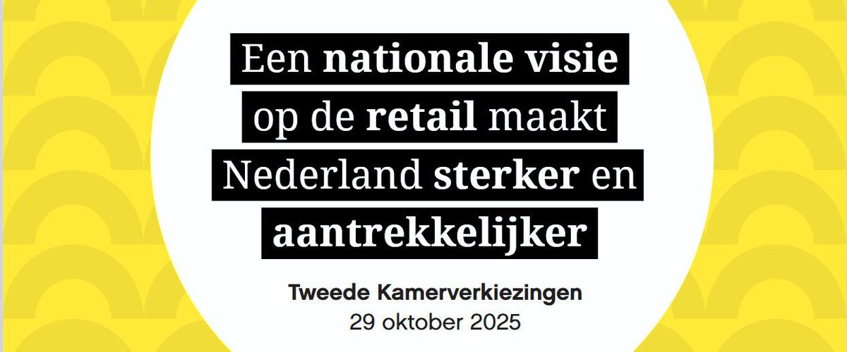 Sterke retail = sterke samenleving. <a href="/INretail/">INretail</a> deelt twee aanbevelingen richting de verkiezingen:
1. Investeer in levendige, toekomstbestendige binnensteden (Impulsaanpak 2.0)
2. Gelijke regels &amp; handhaving voor platforms als TEMU &amp; Shein. 
Lees meer: lnkd.in/eSvtd8V2