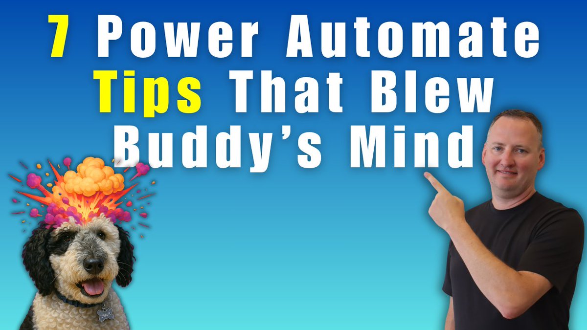 youtu.be/_MtFSa0AT8g

7 tips and tricks to help you build better flows using Power Automate.