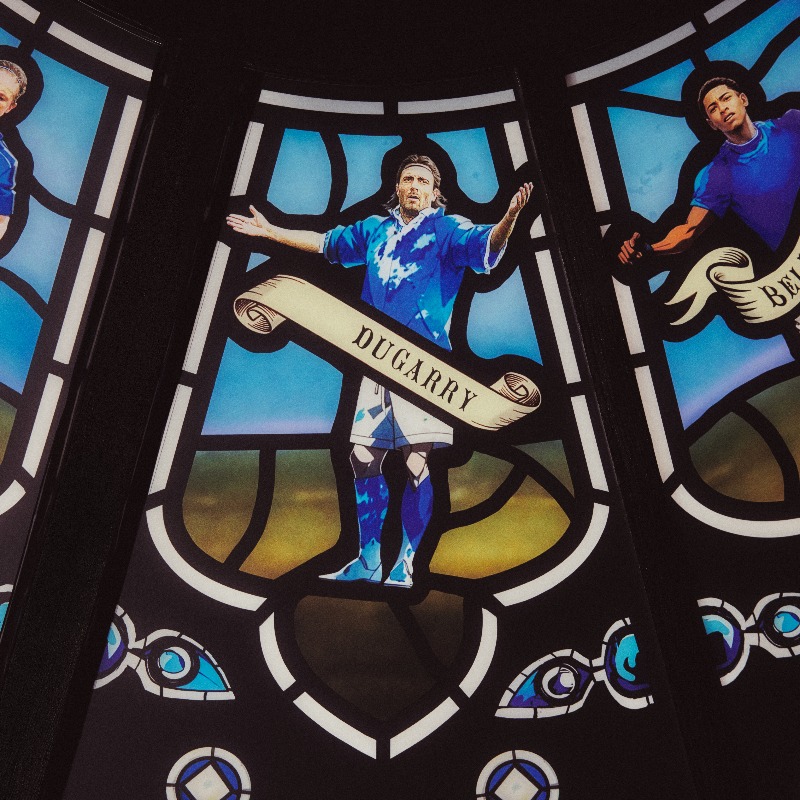 BCFC's tweet photo. Following the launch of our 150th anniversary home kit, supporters will have noticed the stained-glass window in the background of many of the images shared. 🖌️

Now, we tell you the story behind it.