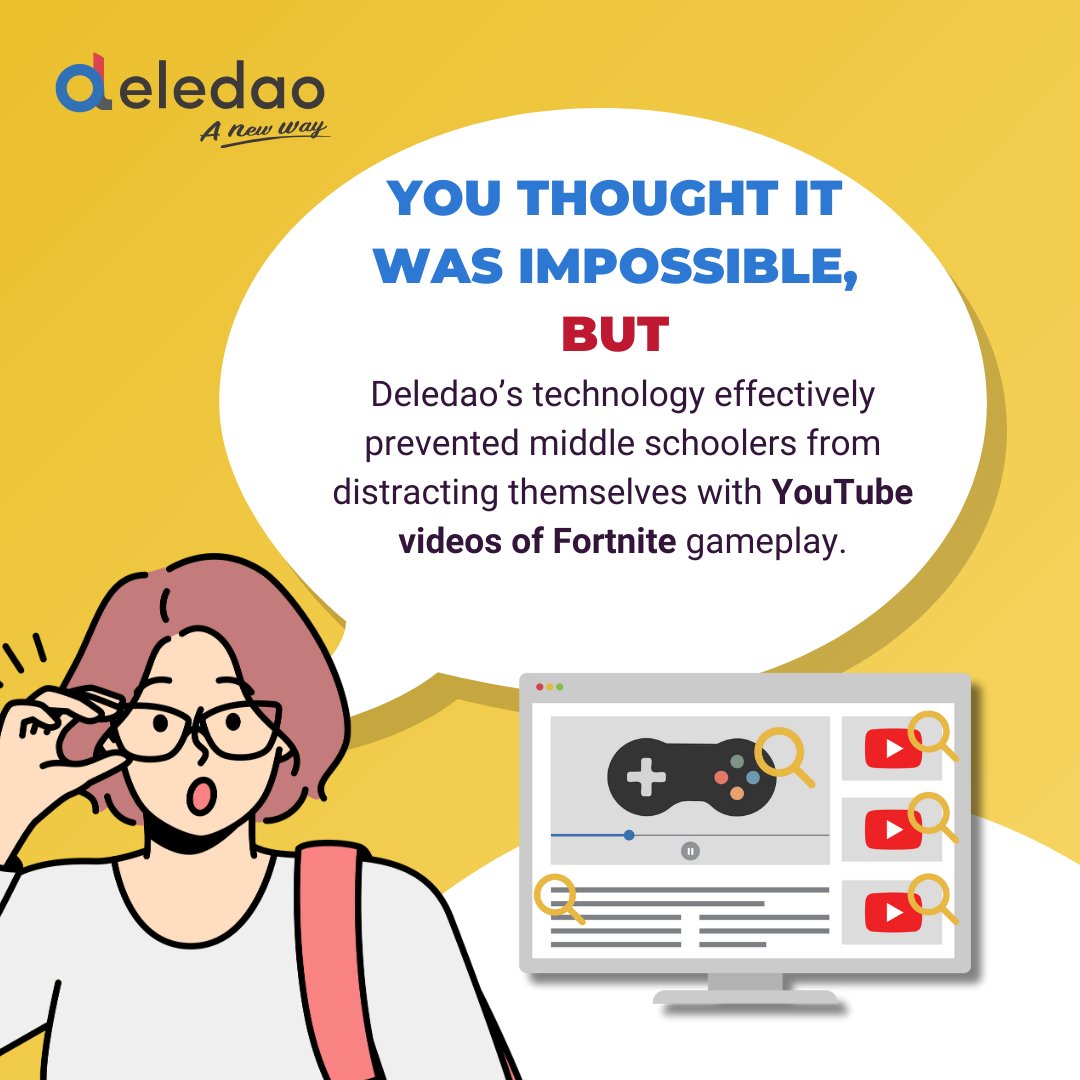 Ever felt the classroom struggle when students wander off to YouTube during crucial lessons? 🌐👩‍🏫 

In the halls of Westwood Public Schools, Deledao's real-time filtering powered by patented InstantAI™ became the solution they needed.

Learn how: hubs.ly/Q03swk4z0