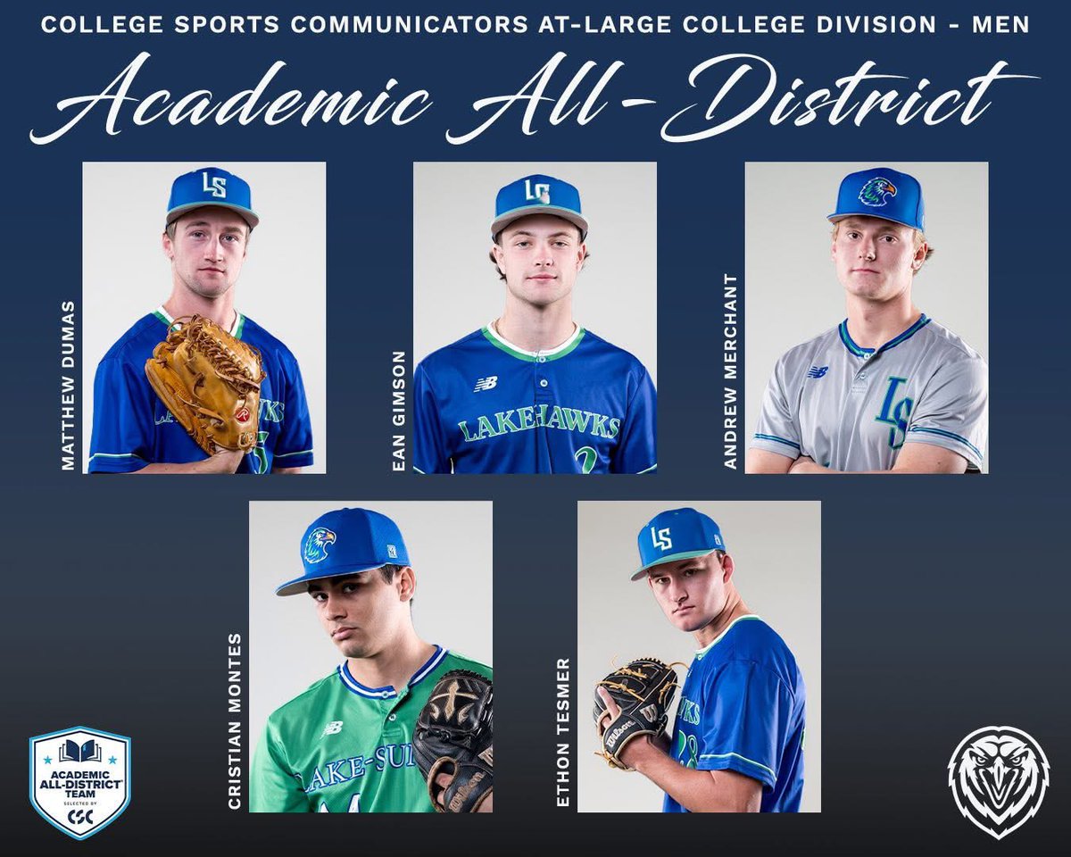 Congrats to these 5 Lakehawks! Job well done! #WingsUp