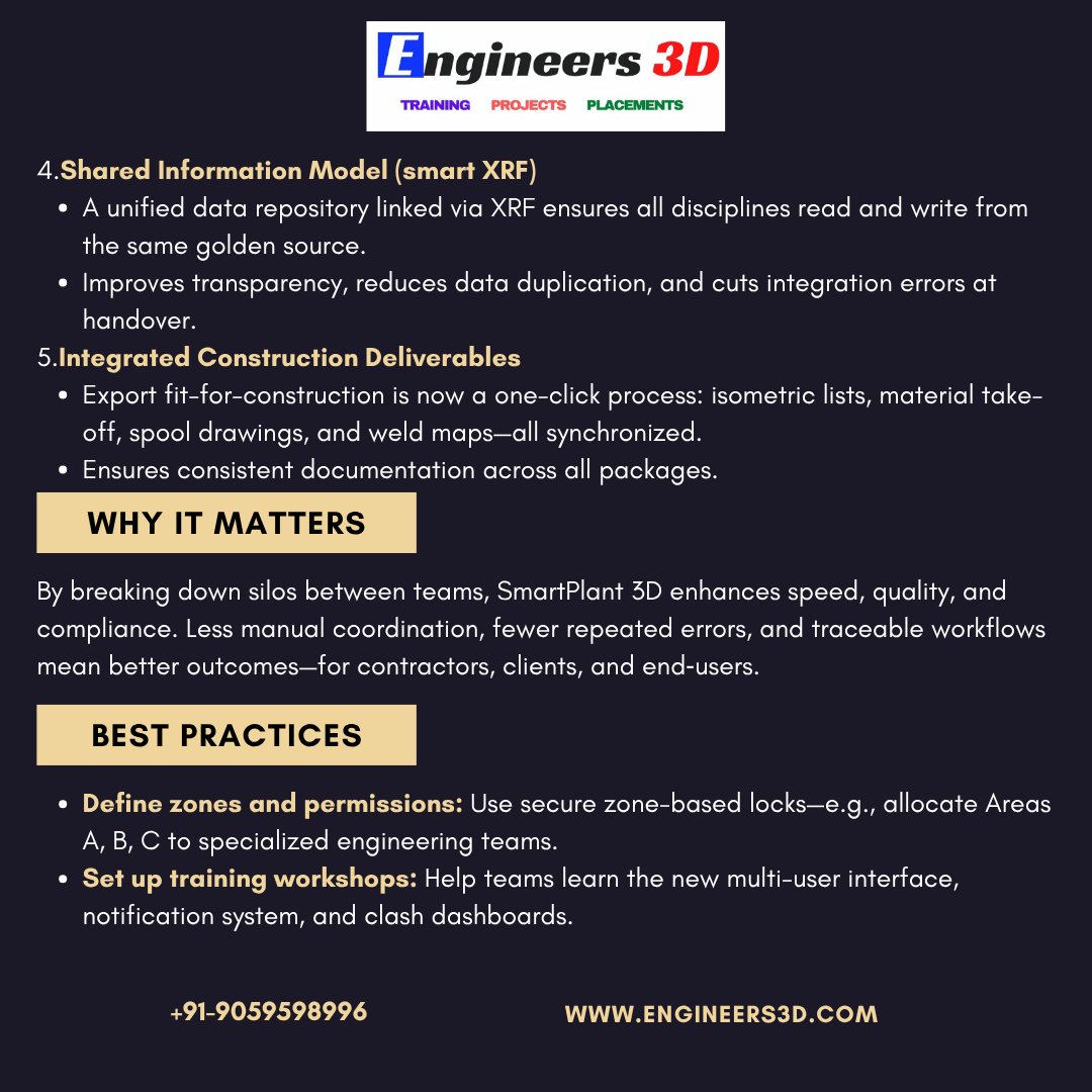 Engineers3d's tweet image. Ready to level up your #PipingEngineering game? Dive into our latest blog on how #SmartPlant3D is reshaping plant design with intelligent routing, clash-free layouts, and real-time team collaboration. 
#SP3D #EngineeringExcellence #PlantDesign #DigitalTransformation #PipingDesign