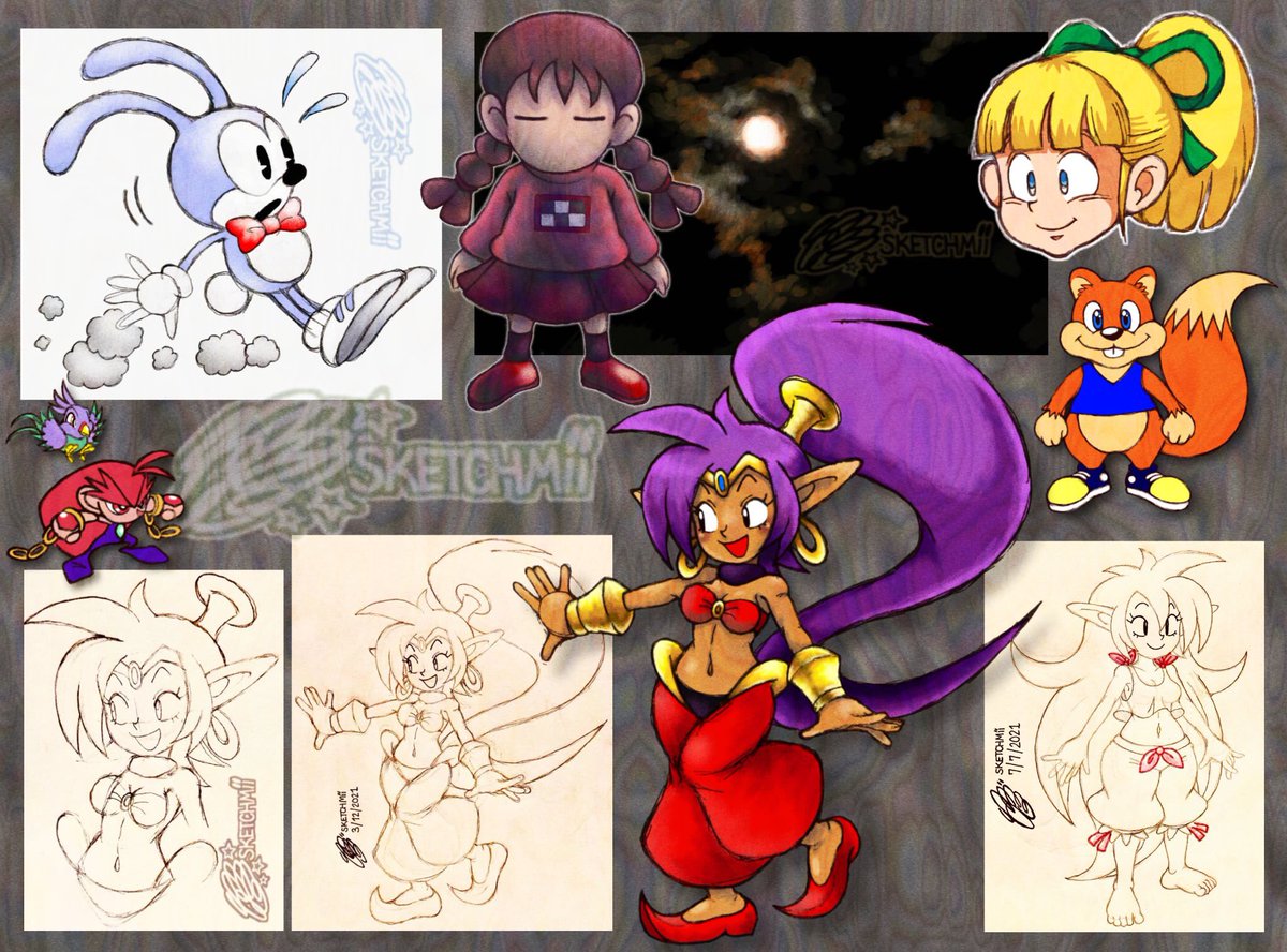 sketchmii's tweet image. Miscellaneous Art Collection (WAVE #1)
Wanted to make a habit of showcasing drawings or sketches of things I’ve made over the years, so please enjoy my wide range of art!
#Santae #Wayforward #SEGA #Rareware #Capcom #SquareEnix #YumeNikki #ゆめにっき #Touhou #東方Project #FANART