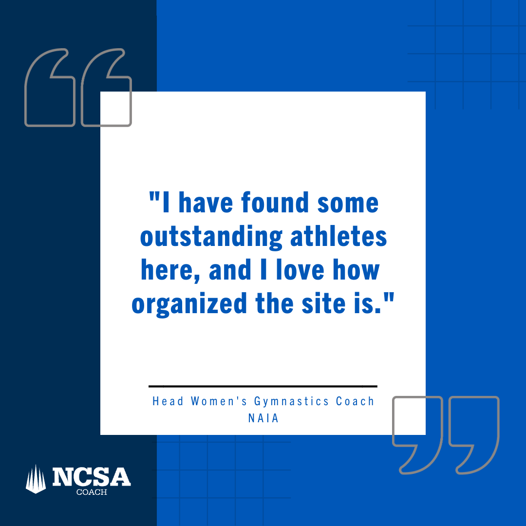 Real coaches. Real results. 💪   Discover top talent and streamline your recruiting with NCSA Coach.

📲 Log in or create your free account—link in bio.

#NCSACollegeRecruiting #WhatCoachesSay
