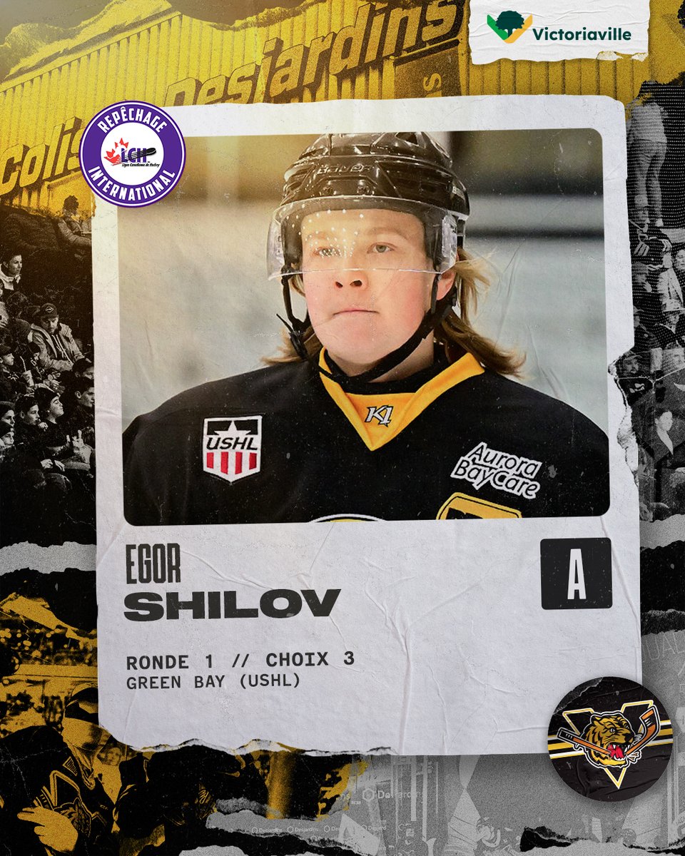 TigresVicto's tweet image. Avec le 3e choix au total, les Tigres sélectionnent l'attaquant de 17 ans Egor Shilov des Gamblers de Green Bay dans la USHL ! 😼
#GoTigresGo