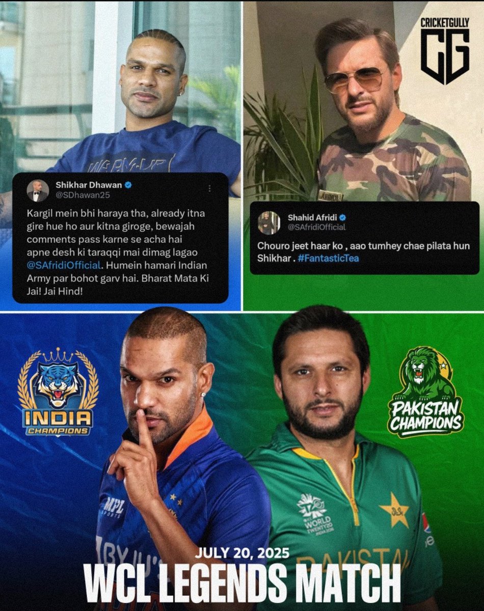 its_me_0nly's tweet photo. Ye kya deshbhakti hui shikhar bhai @SDhawan25 , shahid Afridi ke sath khel rhe ho, deshbhakti gareeb or middle class logo ke lie hi hai?
#banpakistanichannels #nocricket https://t.co/l4wyOQlUMs