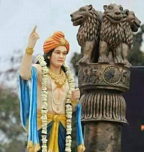 बुद्धिस्ट तथागत बुद्ध भगवान के अनुयाई महान सम्राट अशोक
