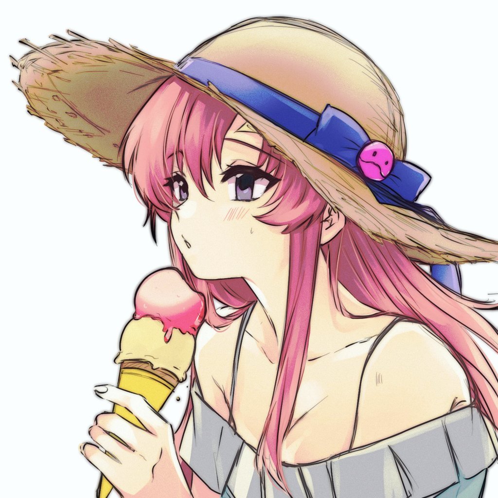 Z0SoGop's tweet photo. 地球の夏は暑いからね🍨 https://t.co/Wk2wTeGTUb