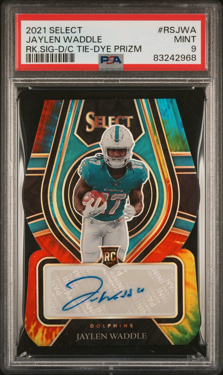 MoneyTM1's tweet image. 10 spots @ $13 each or 2 for $25

Top spot takes Waddle Tie Dye auto /25 psa 9🔥

Claim spots below/runs when full🤙🏼

1.
2.
3.
4.
5.
6.
7.
8.
9.
10. ✅