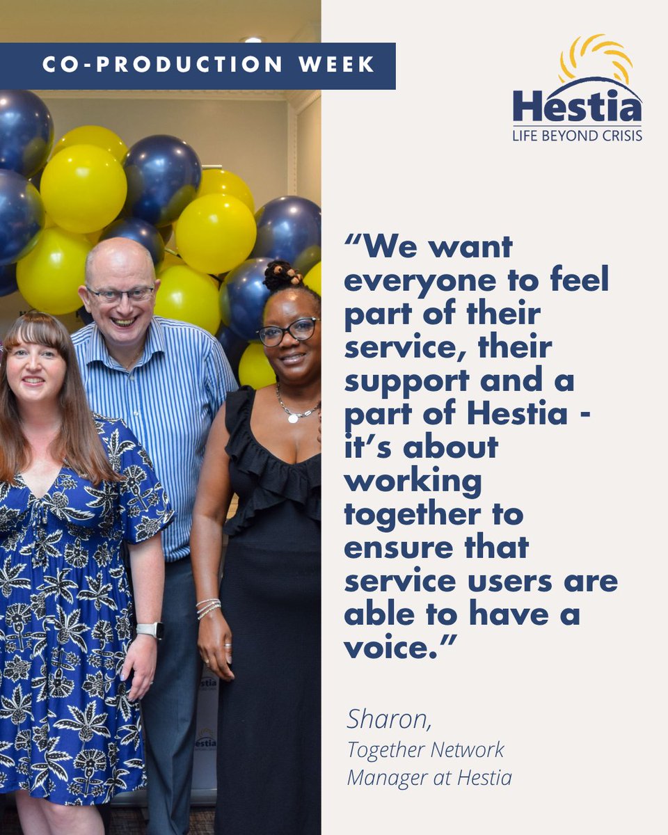 Hestia1970's tweet image. Happy Co-production Week! 🌟 

Meet Sharon, she's the manager of our amazing Together Network working to amplify service user voices and build a community of support.

Read Sharon's story 👉  ow.ly/XrKb50WjL4F

#CoProWeek2025